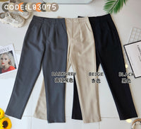 【L83075】高品质时尚气质感西装高腰百搭长裤，有口袋 ❤️❤️
