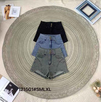 【S121501】高品质超高腰COTTON JEANS牛仔日常百搭短裤，有口袋 ❤️❤️ 【A-R1-C6】