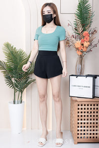 【S1663】LFW独家爆款西装垂感高腰休闲简约百搭短裤，内层➕里布，有口袋 ❤️❤️ 【C-R2-C4】