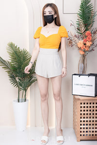 【S1663】LFW独家爆款西装垂感高腰休闲简约百搭短裤，内层➕里布，有口袋 ❤️❤️ 【C-R2-C4】