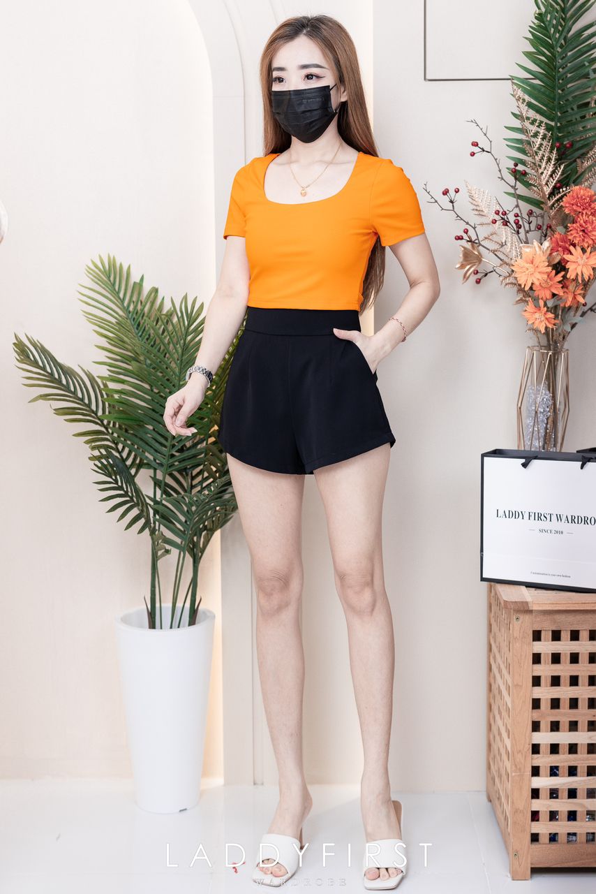 【S1663】LFW独家爆款西装垂感高腰休闲简约百搭短裤，内层➕里布，有口袋 ❤️❤️ 【C-R2-C4】