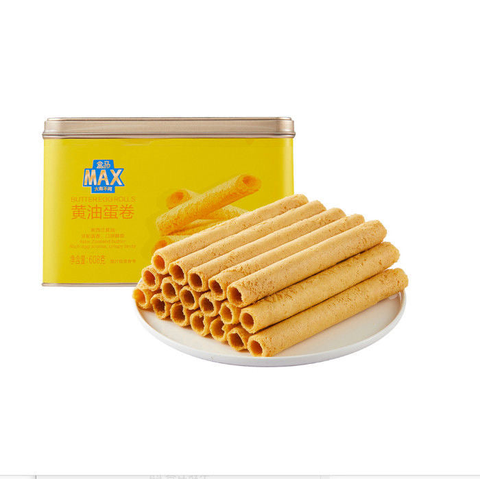 【DG6128】🔅精选预购款🔅 盒马MAX正品 💯   原味港式古早味黄油鸡蛋卷 ❤️  独立包装 ✅