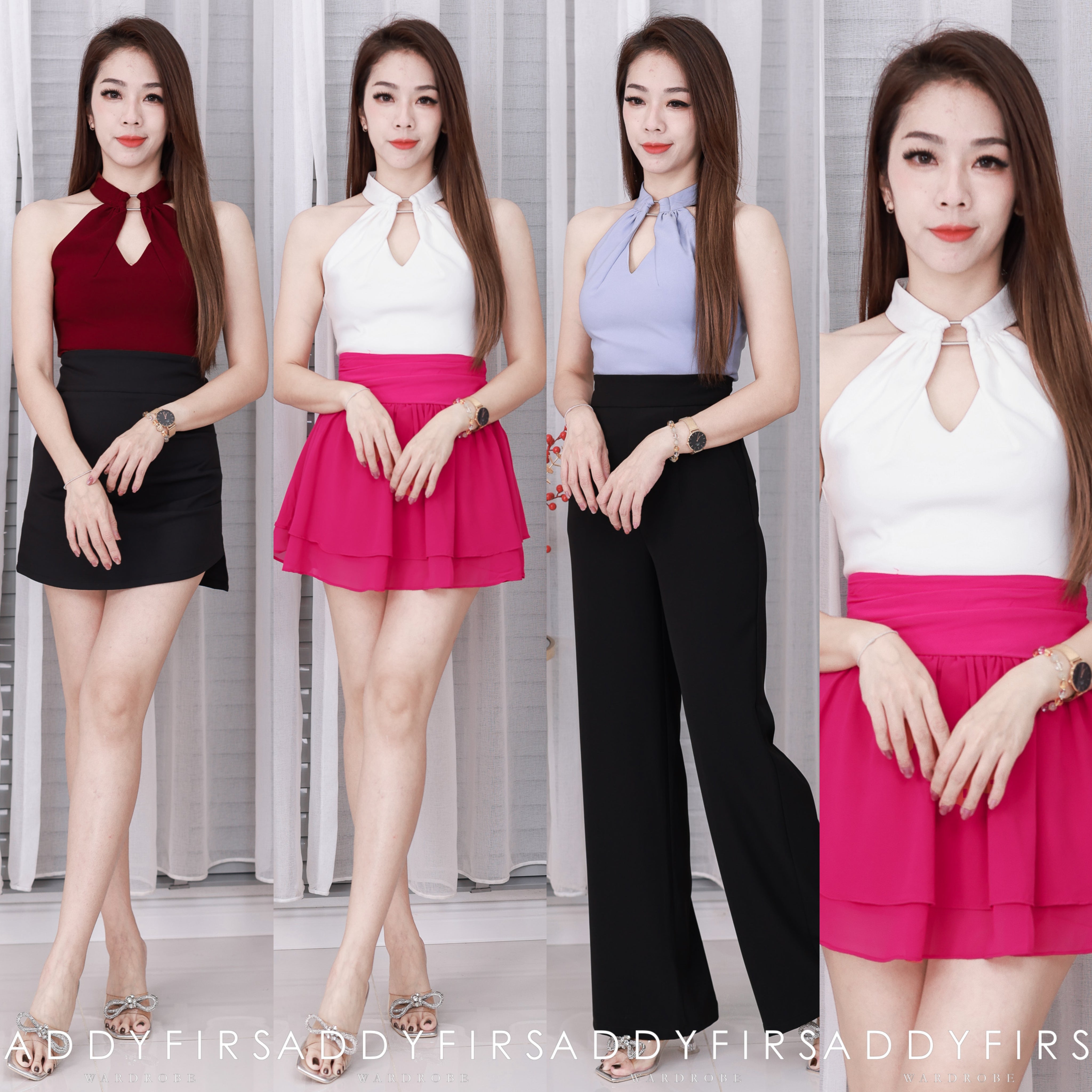 【T91246】高品质绝美简约CUT IN西装时尚套装 ❤❤