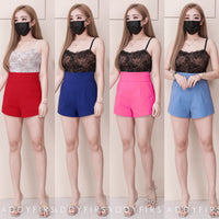 【S68210】LFW独家爆款【万能姐姐】高品质万能系列休闲简约日常百搭款西装高腰短裤，有口袋 #人人必入手 #必备百搭款 #高腰显瘦 ❤️❤️ 【C-R2-C6】