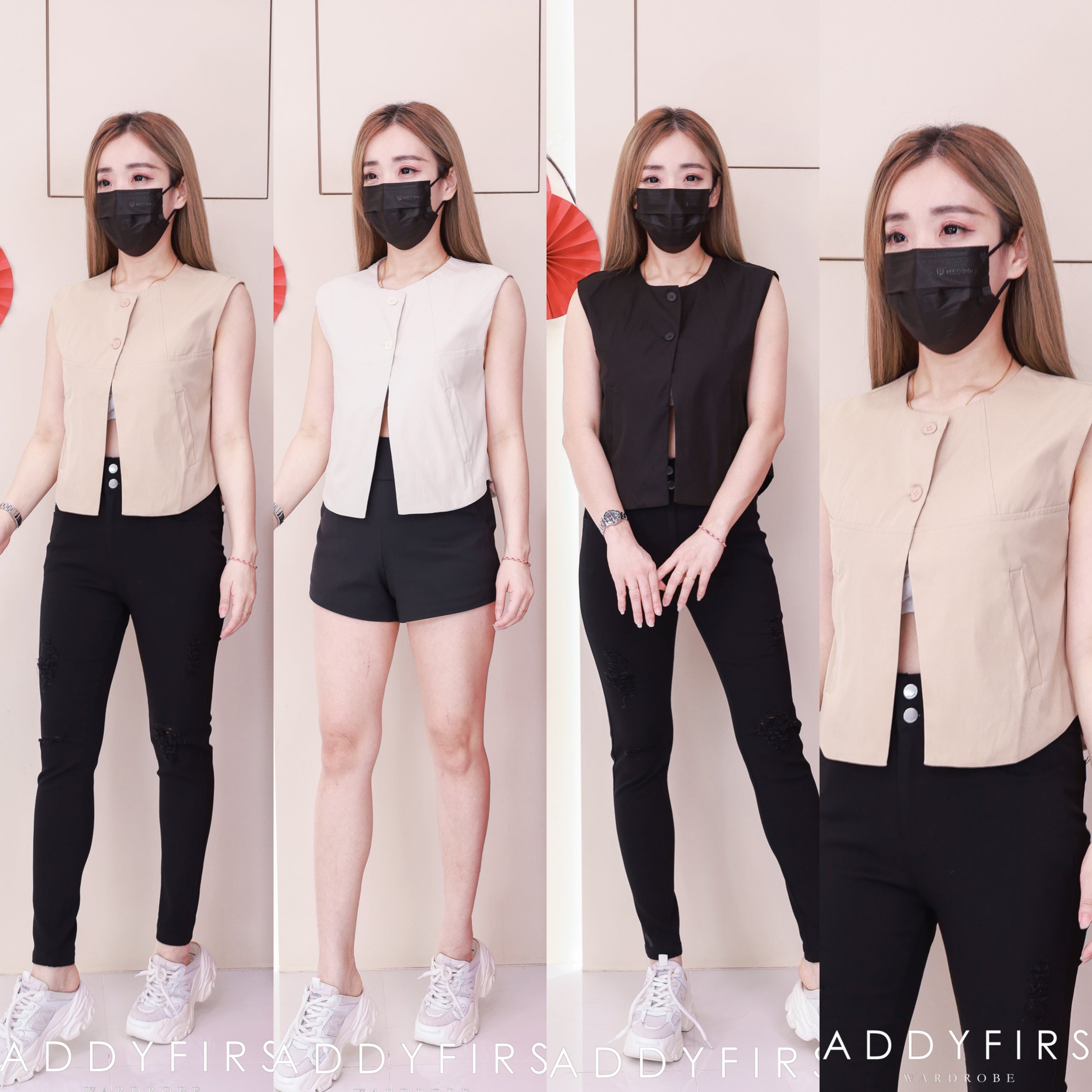 【T13972 / 16416】高品质英伦风马甲式西装上衣 ❤❤ 【A-R1-C1】
