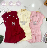 【D8238421】高品质高级感大气蝴蝶结设计西装连身裤裙 ❤❤ 【B-R1-C4】