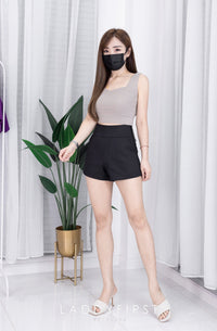 【T66162】🧧 宠粉福利回馈 🧧 独家爆款无拼缝双层爱心领无袖百搭小内搭上衣 ❤️❤️【A-R3-C3】