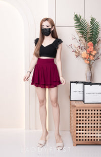 【S681131】‼️爆单王再次到货‼️【独家小圆饼】高质量西装拼雪纺蓬蓬高腰裙子【A-R3-C4】