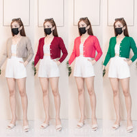 【T3358】V领小皱褶设计细带无袖纯棉弹力内搭上衣 ❤❤【A-R2-C2】