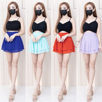 【S681131】‼️爆单王再次到货‼️【独家小圆饼】高质量西装拼雪纺蓬蓬高腰裙子【A-R3-C4】