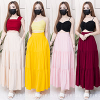 【L1657】【网站福利款✨】独家爆款百褶蛋糕西装垂感大摆韩版长裙【A-R3-C4】