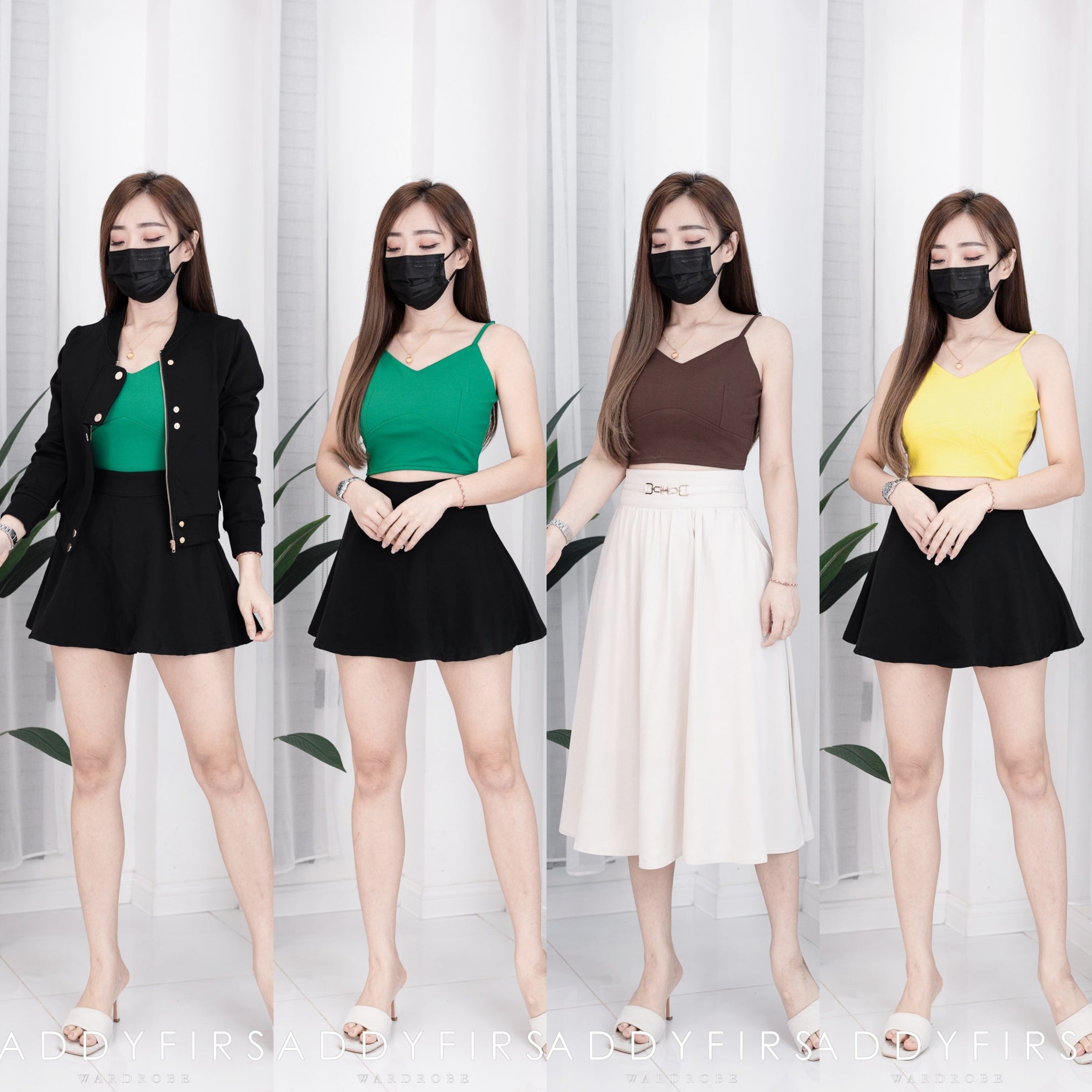 【T14152】高质量V领无袖肩带罗马上衣，肩带可自行调节【A-R1-C4】