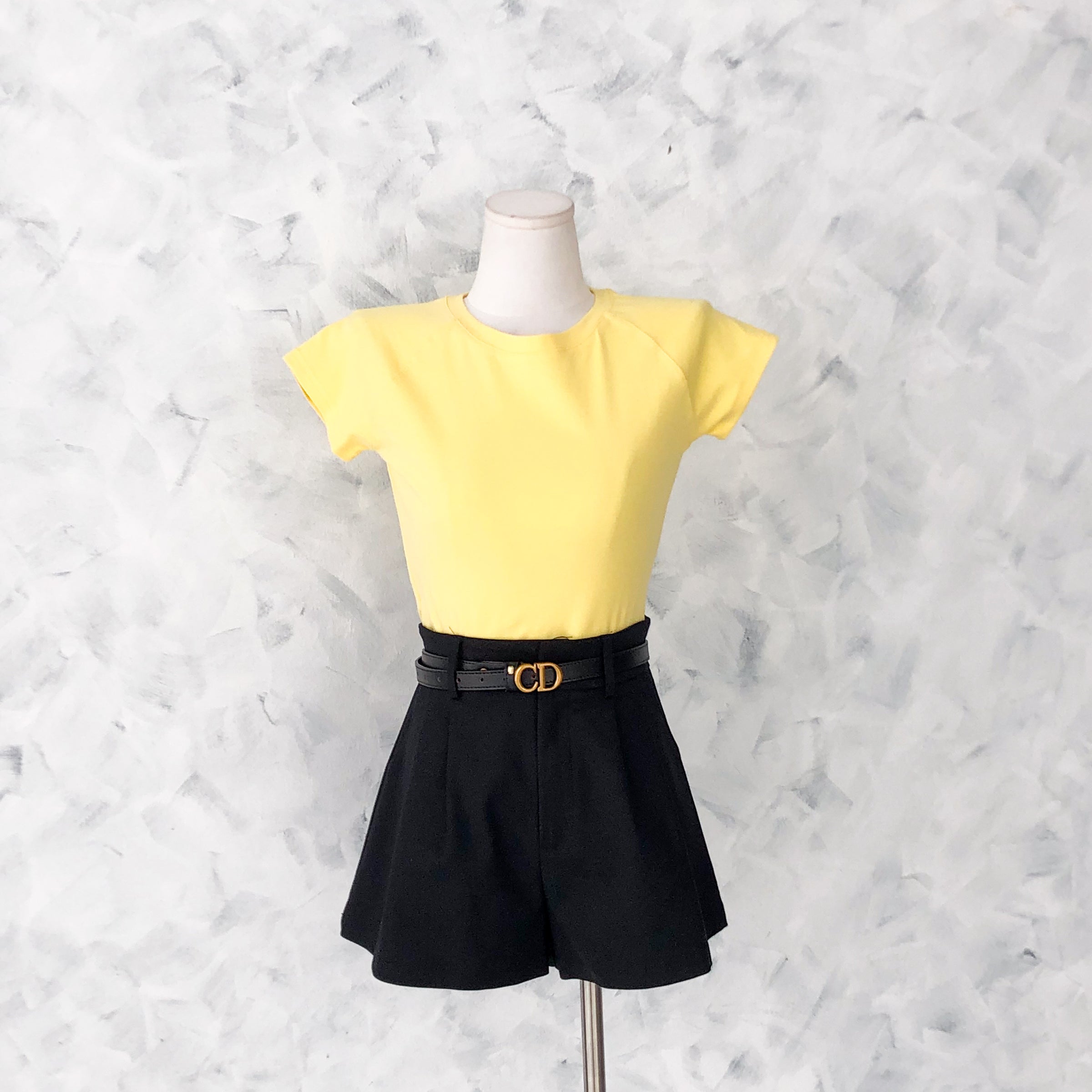 【T80792】【直播间搭配款】独家爆款高品质纯棉弹力圆领短袖简约日常百搭款上衣 #衣柜必入手百搭款 ❤❤【A-R3-C2】