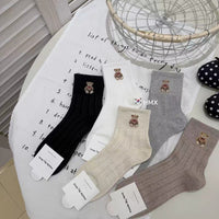 【P7267】✨现货✨高颜值INS风熊熊🐻袜子 🧦【XB03-B65】