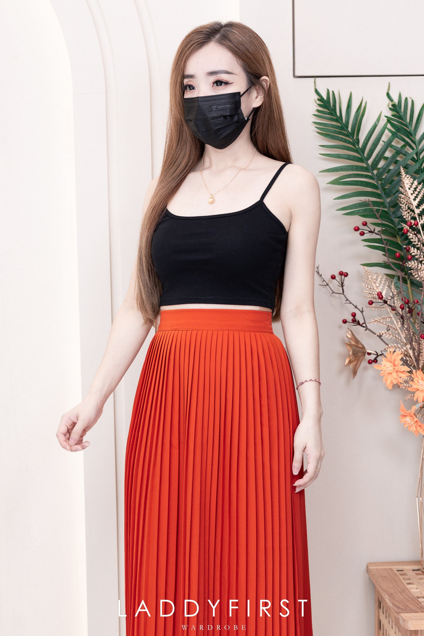 【L4423188-2】LFW小圆饼独家爆款韩版时尚百褶西装裙子 🩷🩷