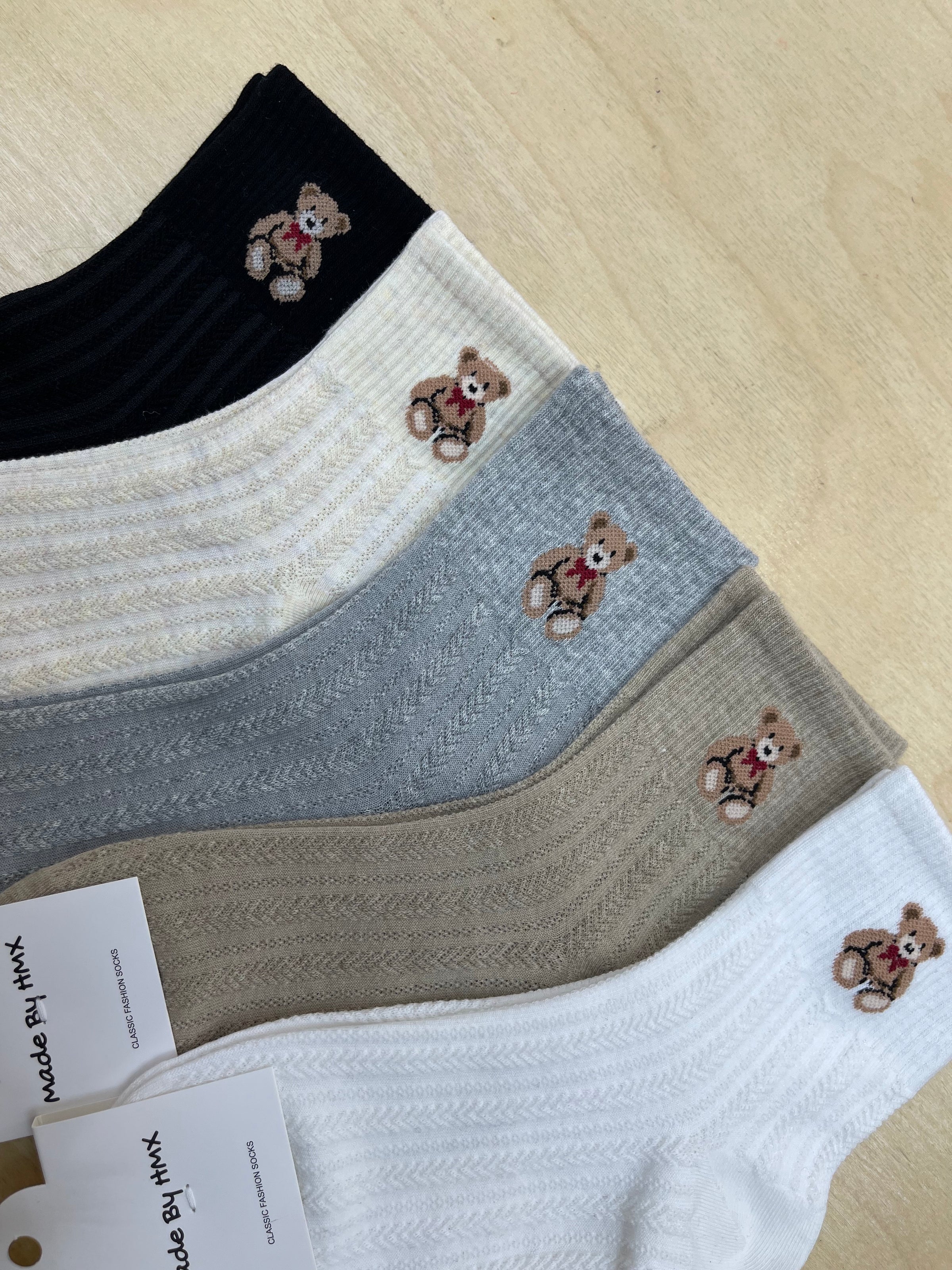 【P7267】✨现货✨高颜值INS风熊熊🐻袜子 🧦【XB03-B65】