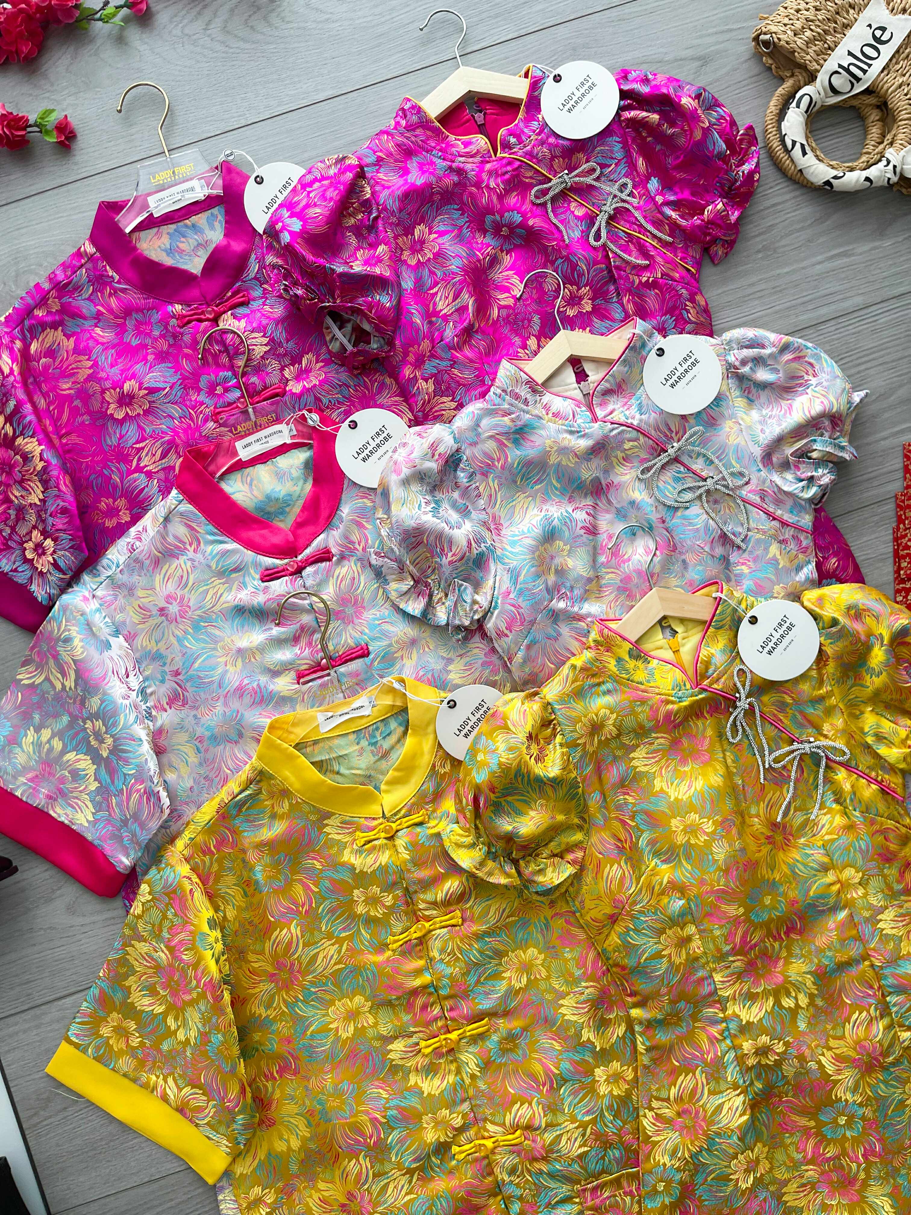 【T8235251】独家爆款高品质气质男女同款立领盘扣国风提花唐装旗袍上衣，有口袋 ❤️❤️