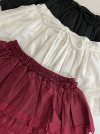 【S6930】 ✨现货✨高品质俏皮少女蛋糕裤裙 , 后腰伸缩弹力 ❤️