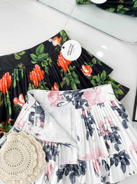 【S68135】【LFW独家小圆饼】【直播间搭配】双层蛋糕百褶荷叶边高腰显瘦西装裙子，内层防走光短裤 ❤️❤️ 【C-R3-C5】