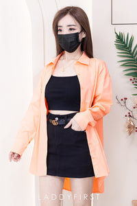 【S9546】高品质简约高腰显瘦A字牛仔百搭裙子，内层有里布短裤有口袋 ❤️❤️【D-R3-C3】