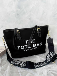【A2743】高质量大容量帆布托特包 , 可手提肩背 👜❤️