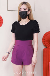 【S68210】LFW独家爆款【万能姐姐】高品质万能系列休闲简约日常百搭款西装高腰短裤，有口袋 #人人必入手 #必备百搭款 #高腰显瘦 ❤️❤️ 【C-R2-C6】