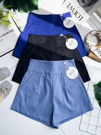 【S68210】LFW独家爆款【万能姐姐】高品质万能系列休闲简约日常百搭款西装高腰短裤，有口袋 #人人必入手 #必备百搭款 #高腰显瘦 ❤️❤️ 【C-R2-C6】