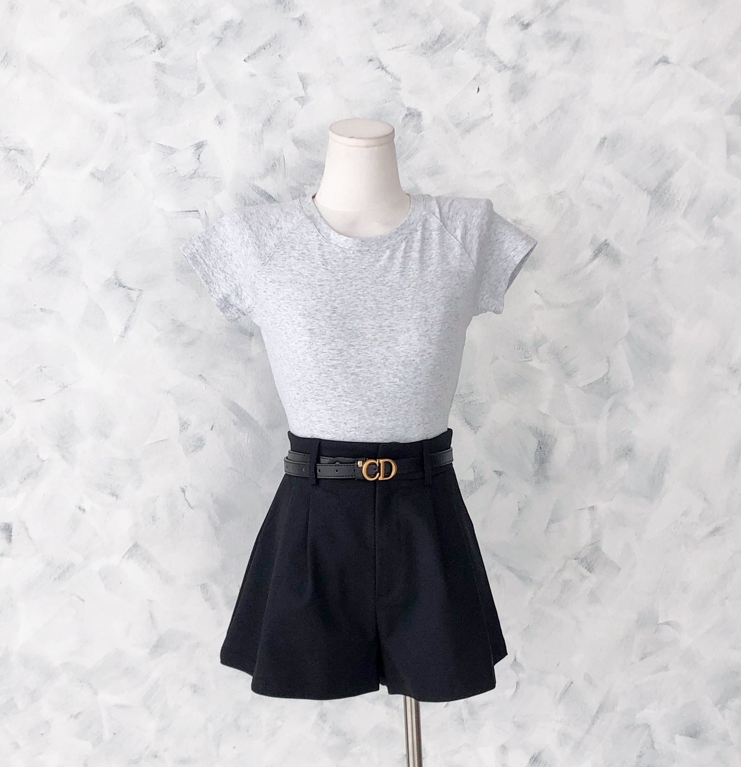 【T80792】【直播间搭配款】独家爆款高品质纯棉弹力圆领短袖简约日常百搭款上衣 #衣柜必入手百搭款 ❤❤【A-R3-C2】