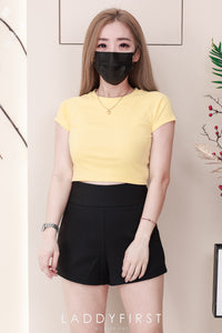 【S6644】【网站福利款✨】独家爆款【万能妹妹】高品质万能西装高腰休闲简约百搭短裤，后中隐形拉链，有口袋，内层加里布 #百搭必备 🔥🔥 【D-R1-C1】