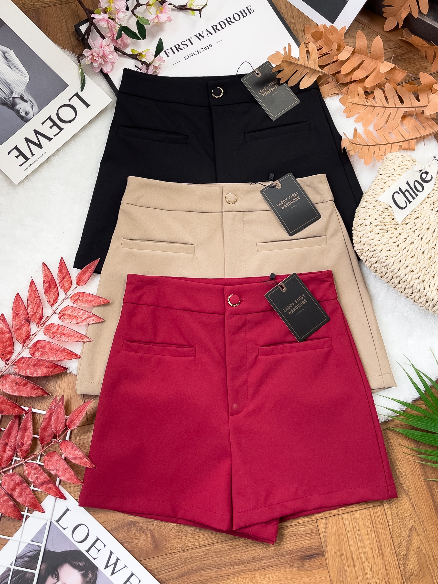 【S2062】🧧 宠粉福利回馈 🧧  独家爆款高品质四面弹高腰短裤，有口袋 ❤️❤️ 【D-R3-C1】