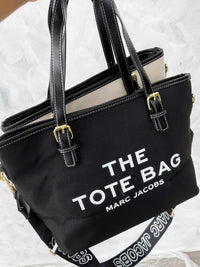 【A2743】高质量大容量帆布托特包 , 可手提肩背 👜❤️