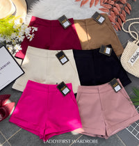 【S30397】独家爆款西装高腰休闲百搭短裤，内层有里布，有口袋【A-R2-C4】
