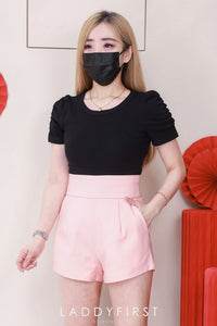 【S68210】LFW独家爆款【万能姐姐】高品质万能系列休闲简约日常百搭款西装高腰短裤，有口袋 #人人必入手 #必备百搭款 #高腰显瘦 ❤️❤️ 【C-R2-C6】