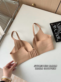【A2883】＊内衣套装组合＊ 高品质极简约纯色提拉软支撑无痕内衣 ➕ 内裤 ❤️