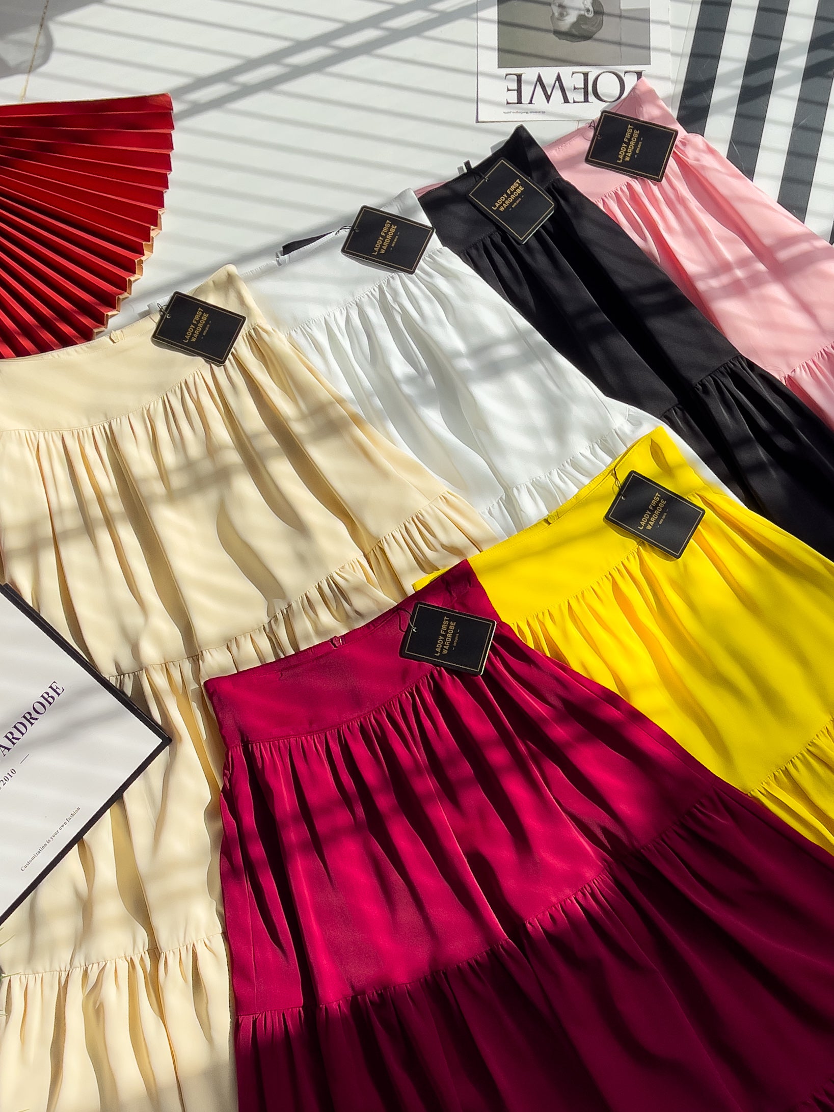 【L1657】【网站福利款✨】独家爆款百褶蛋糕西装垂感大摆韩版长裙【A-R3-C4】