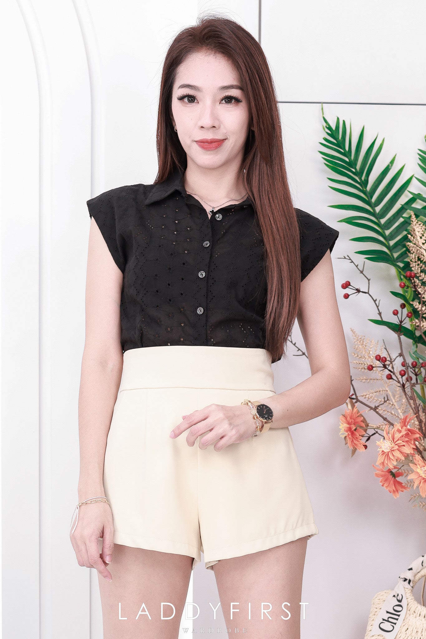 【S1663】LFW独家爆款西装垂感高腰休闲简约百搭短裤，内层➕里布，有口袋 ❤️❤️ 【C-R2-C4】