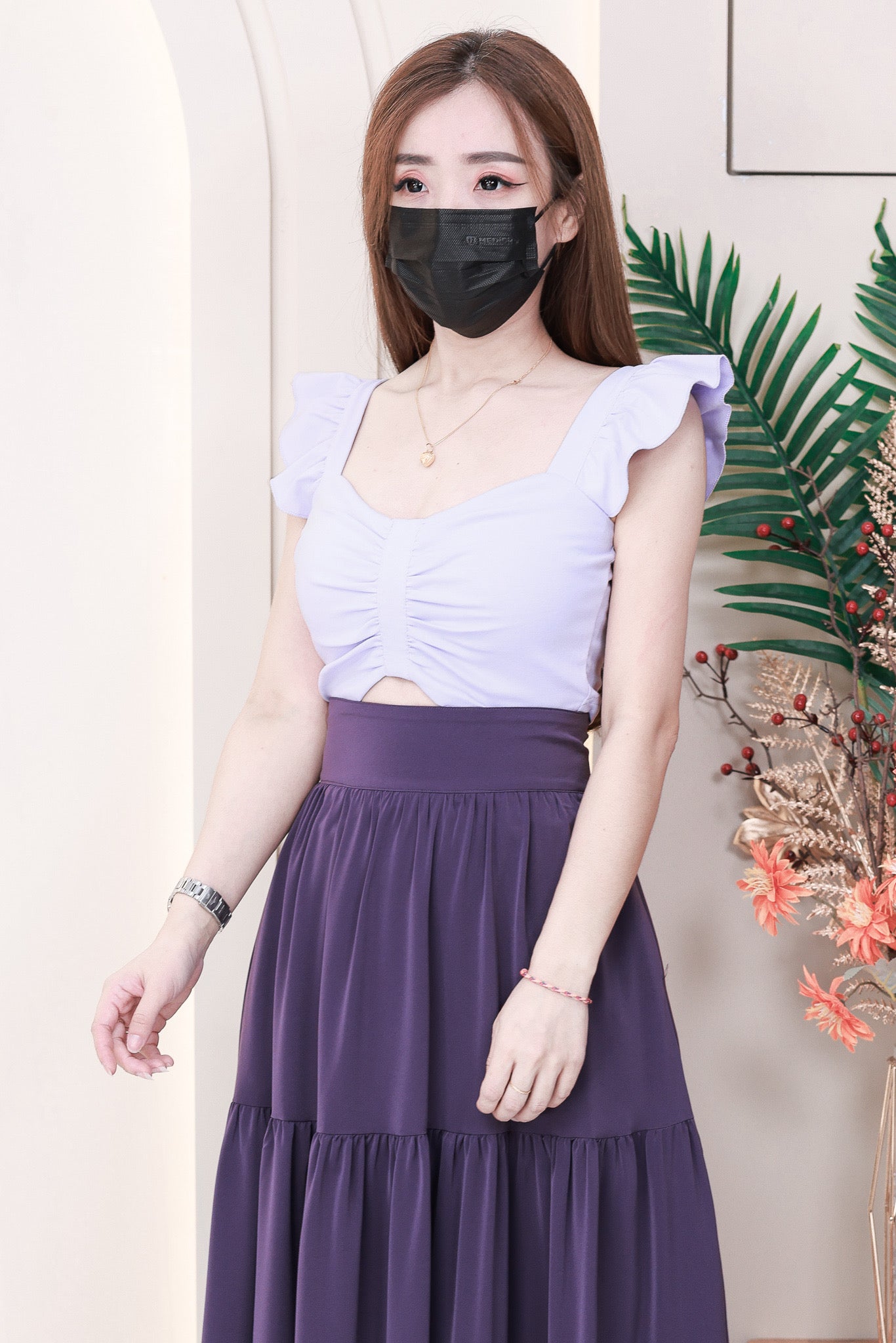 【L1657】【网站福利款✨】独家爆款百褶蛋糕西装垂感大摆韩版长裙【A-R3-C4】