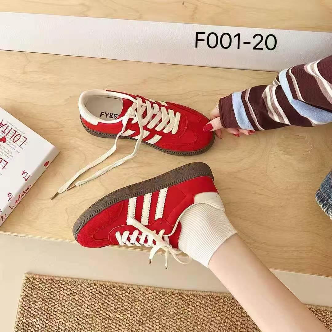 【RF001-20】✨现货✨ 高质量厚底休闲百搭德训增高鞋子 ❤️