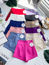 【S68210】LFW独家爆款【万能姐姐】高品质万能系列休闲简约日常百搭款西装高腰短裤，有口袋 #人人必入手 #必备百搭款 #高腰显瘦 ❤️❤️ 【C-R2-C6】