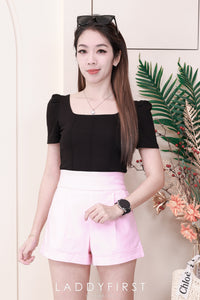 【S6422】✨独家爆单王✨ 独家定制款高品质简约日常西装万能高腰阔腿百搭短裤，有口袋 后中拉链 ❤️❤️ 【D-R1-C4】