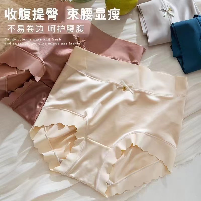 【A008 / 8001-1】✨现货✨高质量订单款缎面高腰无痕包臀内裤 ❤️❤️