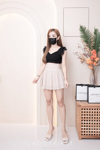 【S681131】‼️爆单王再次到货‼️【独家小圆饼】高质量西装拼雪纺蓬蓬高腰裙子【A-R3-C4】