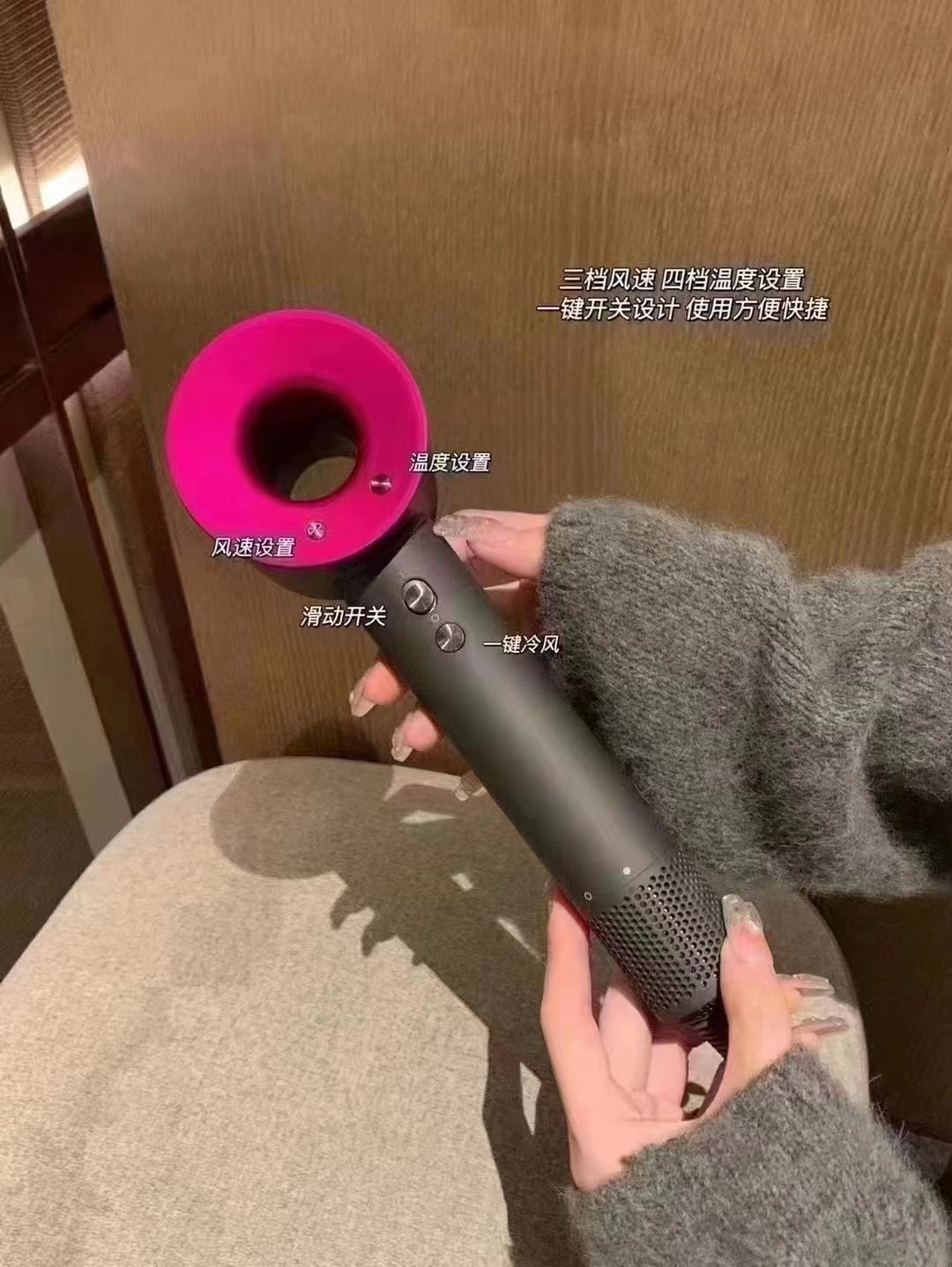 【A129】🔥下单送 RM50 CASH VOUCHER🔥超推款家用负离子三档风速干吹风机💨💨