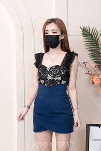 【S7575】独家爆款西装高腰显瘦休闲百搭裤裙，前裙后裙内有里布裤子【A-R2-C2】