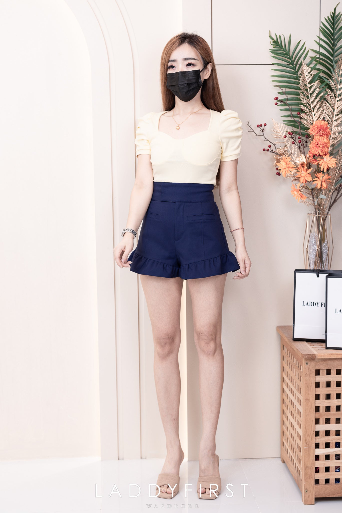 【T3370】抽褶短袖设计皱纯棉弹力百搭上衣 ❤️❤️ 【A-R2-C2】