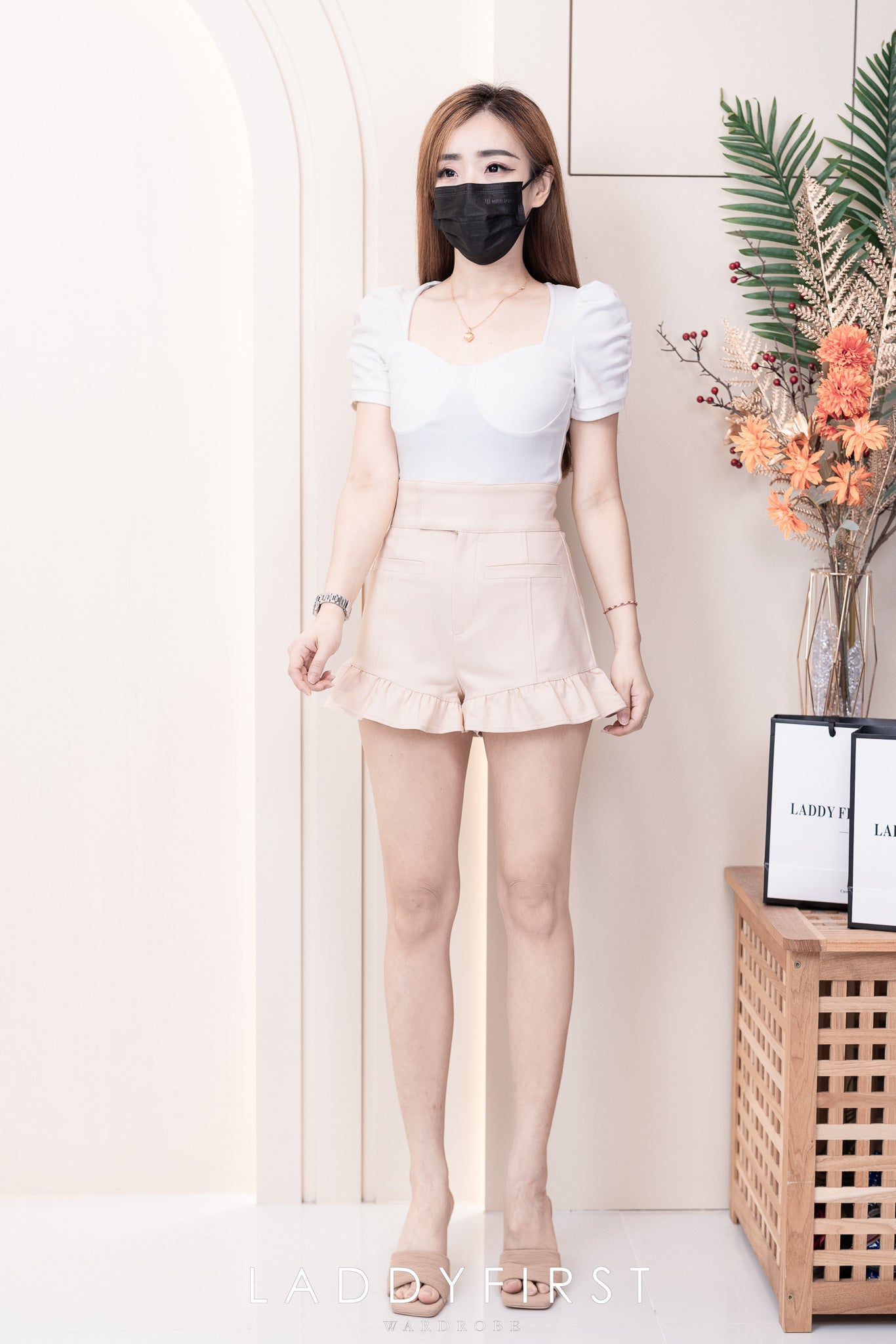 【T3370】抽褶短袖设计皱纯棉弹力百搭上衣 ❤️❤️ 【A-R2-C2】