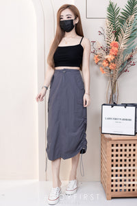 【T3395】独家爆款方领无袖肩带纯棉弹力内搭上衣 ❤❤ 【B-R2-C1】