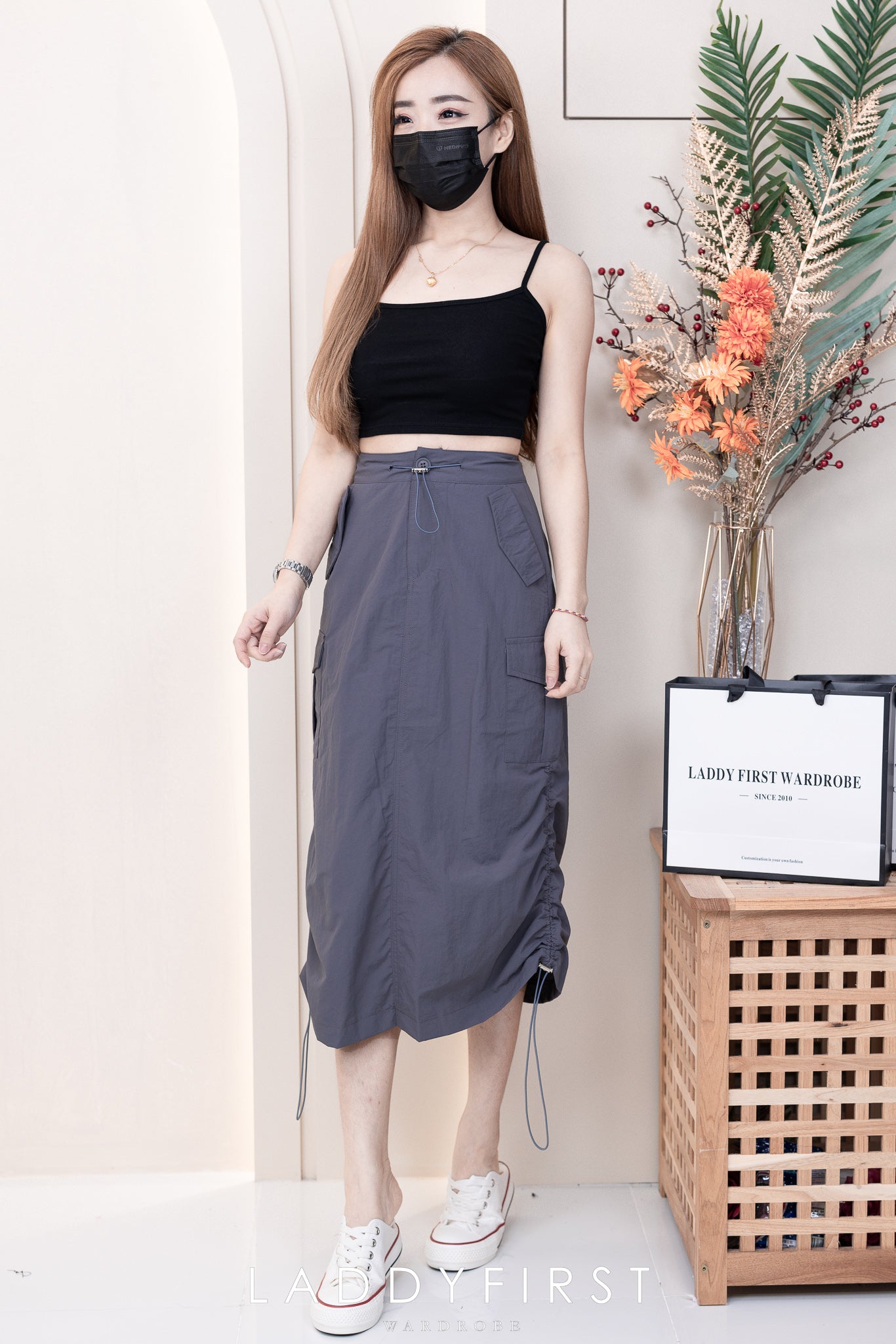 【T3395】独家爆款方领无袖肩带纯棉弹力内搭上衣 ❤❤ 【B-R2-C1】