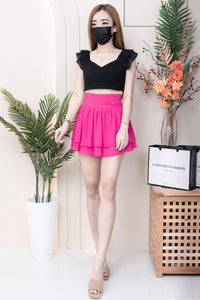 【S681131】‼️爆单王再次到货‼️【独家小圆饼】高质量西装拼雪纺蓬蓬高腰裙子【A-R3-C4】