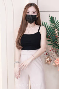 【L2818】独家爆款高品质西装垂感高腰阔脚长裤，有口袋 ❤️❤️【A-R1-C3】